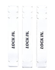 Pickleball Edge Guard Tape - “LOCK IN.” / 14mm - White / Azora Athletics