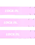 Pickleball Edge Guard Tape - “LOCK IN.” / 16mm - Pink / Azora Athletics