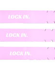 Pickleball Edge Guard Tape - “LOCK IN.” / 14mm - Pink / Azora Athletics