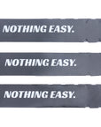 Pickleball Edge Guard Tape - “NOTHING EASY.” / 16mm - Black / Azora Athletics