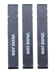 Pickleball Edge Guard Tape - “NOT DONE.” / 16mm - Black / Azora Athletics
