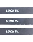 Pickleball Edge Guard Tape - “LOCK IN.” / 14mm - Black / Azora Athletics