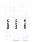 Pickleball Edge Guard Tape - “LOCK IN.” / 16mm - White / Azora Athletics