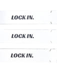 Pickleball Edge Guard Tape - “LOCK IN.” / 14mm - White / Azora Athletics