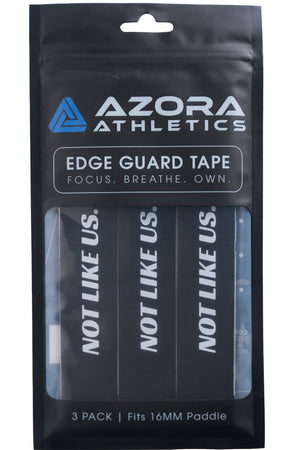 Azora Athletics "NOT LIKE US" Pickleball Edge Guard Tape, 16mm, Black