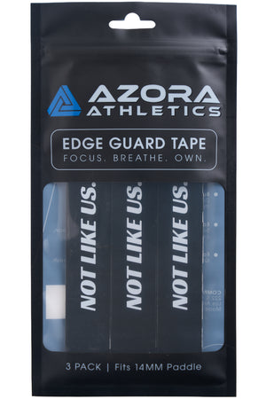 Azora Athletics "NOT LIKE US" Pickleball Edge Guard Tape, 14mm, Black