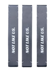 Pickleball Edge Guard Tape - “NOT LIKE US.” / 14mm - Black / Azora Athletics