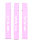 Pickleball Edge Guard Tape - “NOT LIKE US.” / 14mm - Pink / Azora Athletics