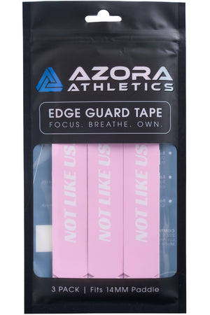 Azora Athletics "NOT LIKE US" Pickleball Edge Guard Tape, 14mm, Pink