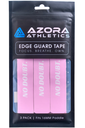 Azora Athletics "NO DOUBT" Pickleball Edge Guard Tape, 16mm, Pink