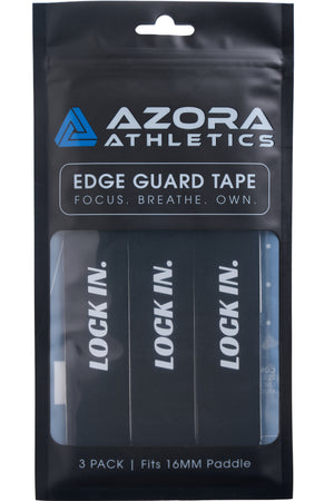 Azora Athletics "LOCK IN" Pickleball Edge Guard Tape, 16mm, Black