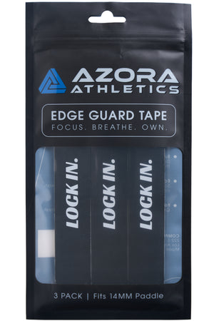 Azora Athletics "LOCK IN" Pickleball Edge Guard Tape, 14mm, Black